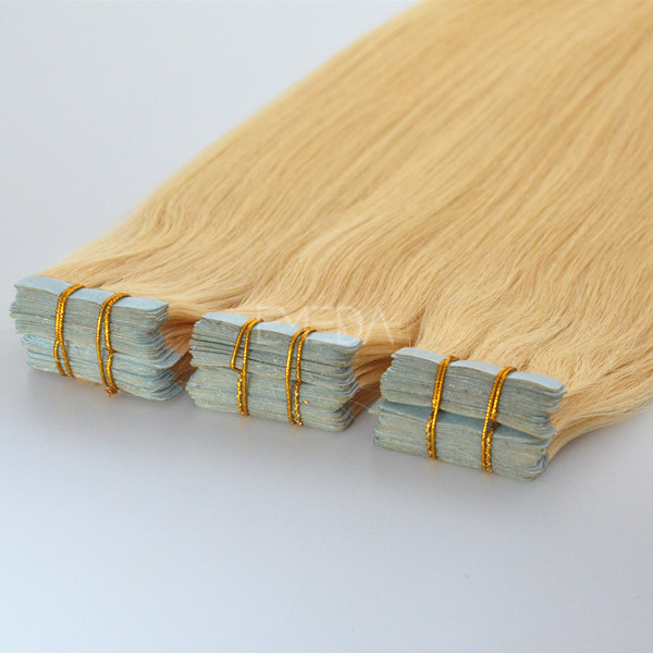 Heze factory hot sale double drawn tape hair extensions #8 ---lp101